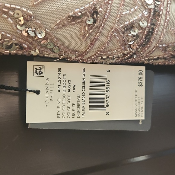 Adrianna Papell Biscotti Formal Gown - Picture 5 of 6